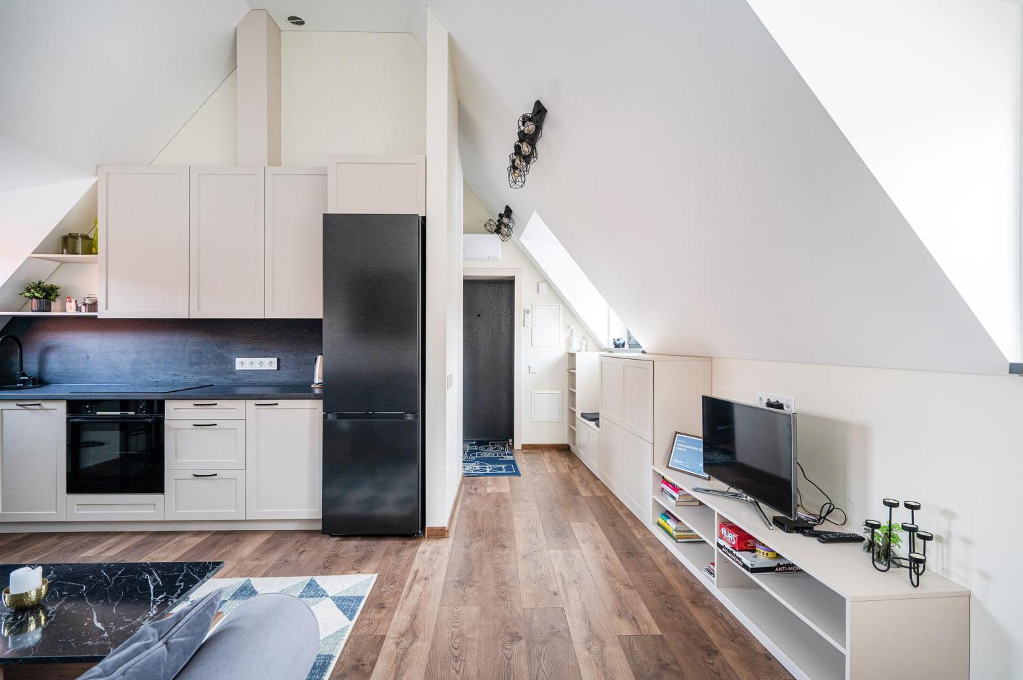Cozy Central Attic Self Check In Vilnius Exterior foto